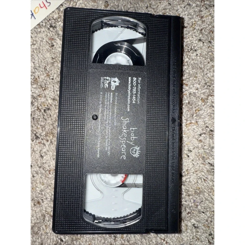 Baby Shakespeare‎ VHS Tape 2000 1-4 Years Exploring Vocabulary Through Art Rare